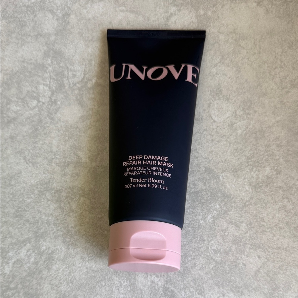 UNOVE Deep Damage Repair Hair Mask - Black & Pink